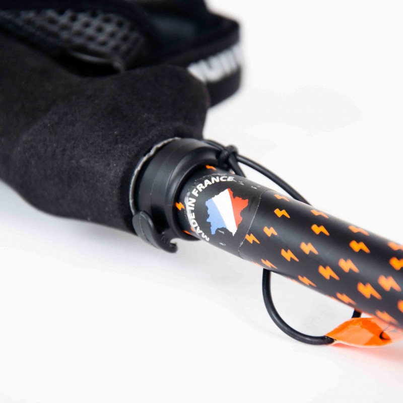Bâton de randonnée Guidetti Flashlock Ambre alu-carbone