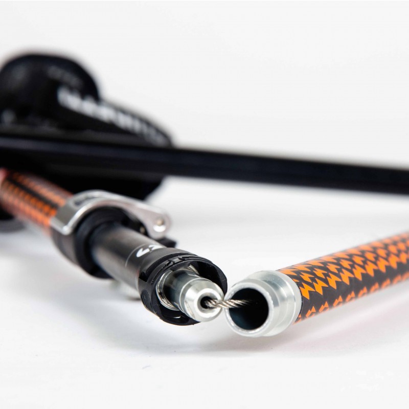 Bâton de randonnée Guidetti Flashlock Ambre alu-carbone