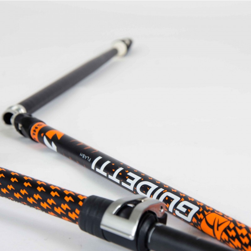 Bâton de randonnée Guidetti Flashlock Ambre alu-carbone
