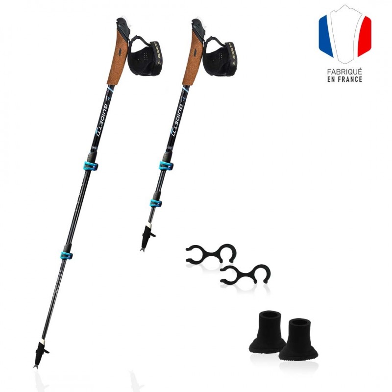 Three-section nordic walking poles Guidetti Blight Nomade