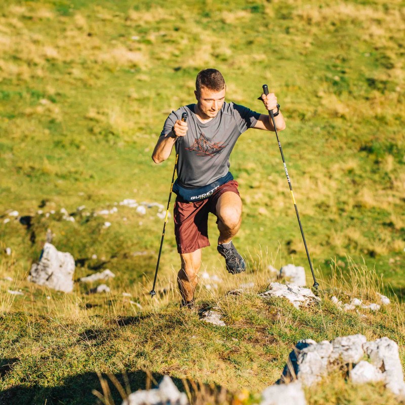 One-section trail running poles Guidetti Plume