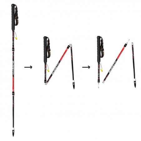 Trail running poles Guidetti Performance Silver Trail running poles Guidetti Performance Silver