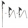 Folding hiking poles Guidetti Flashlock Ambre alu carbon Folding hiking poles Guidetti Flashlock Ambre alu carbon