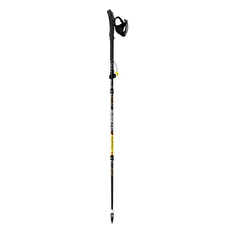 Collapsible and adjustable trail running poles Guidetti Platinium Flexo