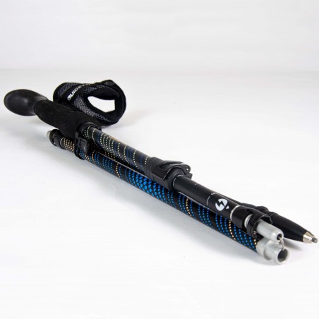 Folding hiking poles Guidetti Flashlock Emeraude