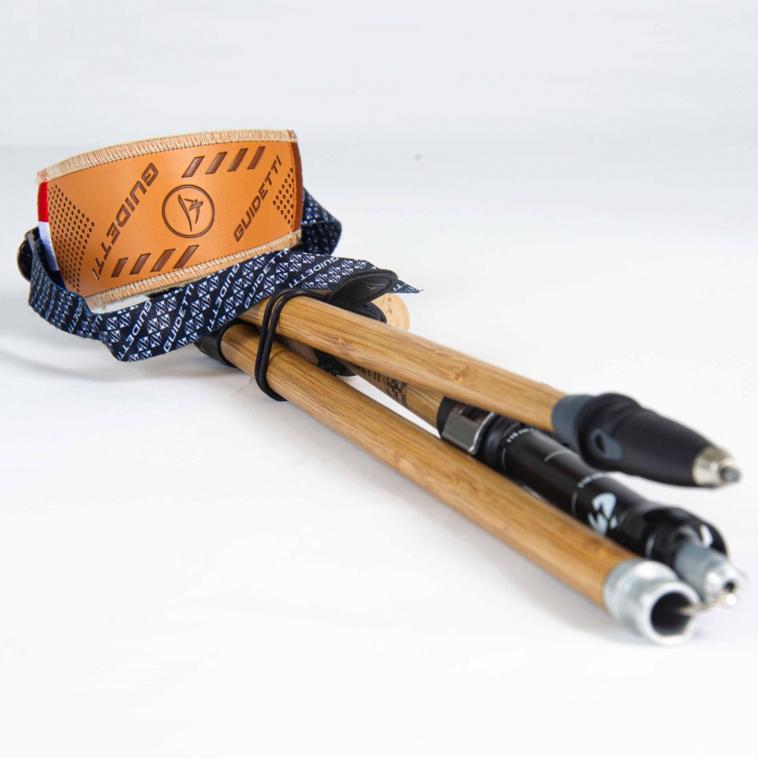 Bâton de randonnée de carbone plié Bâton de randonnée de carbone plié