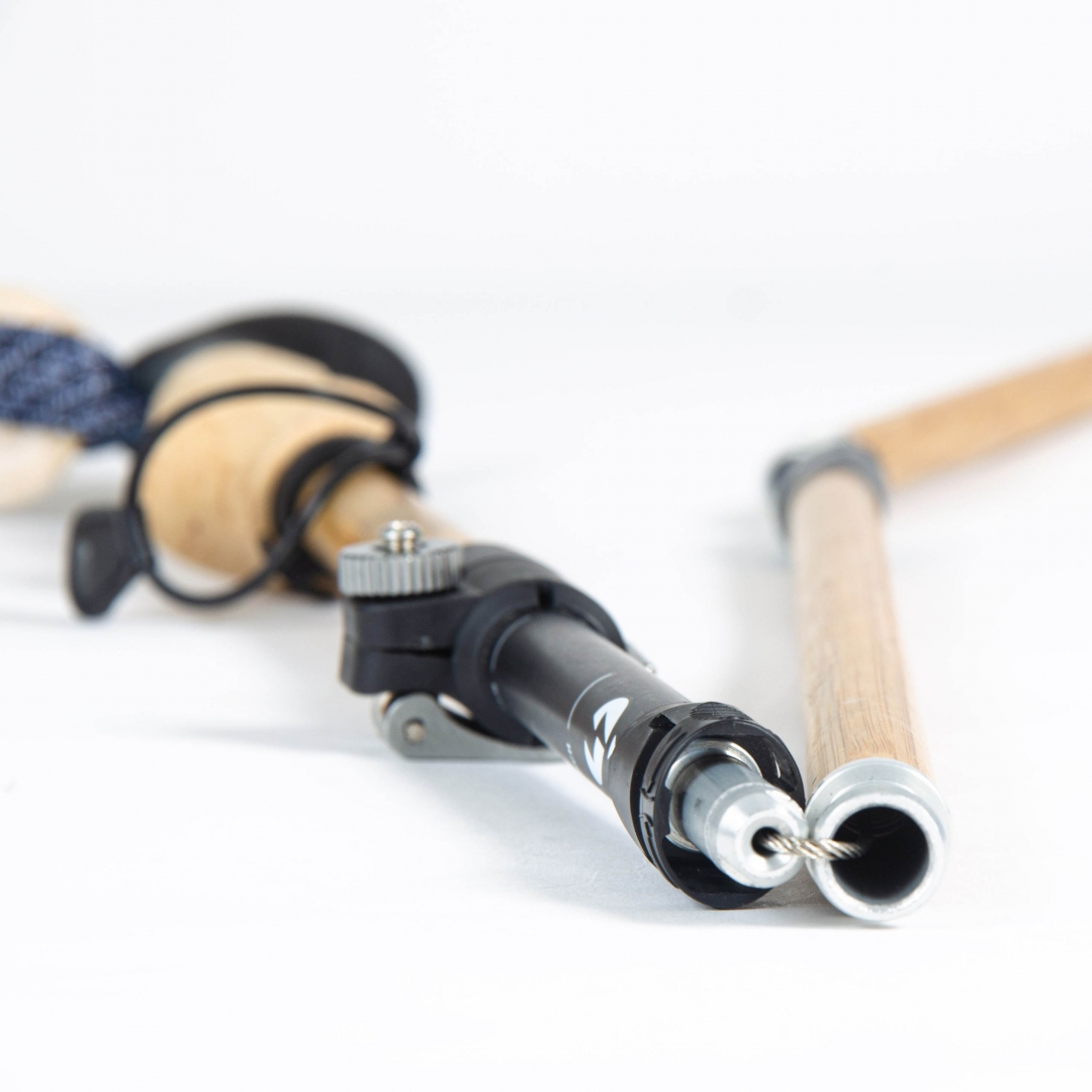 Bâton de trekking plié Bâton de trekking plié