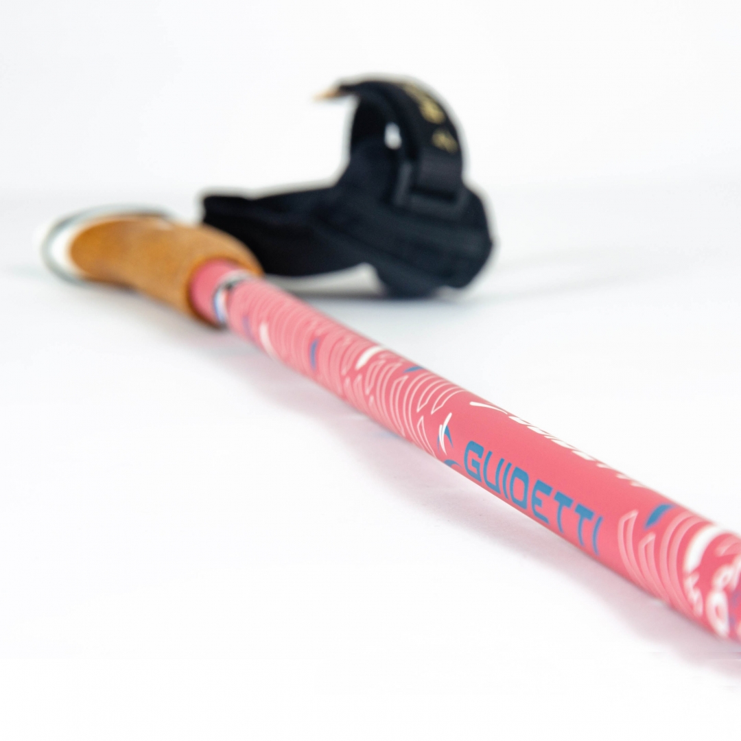 Bâton de marche nordique rose pastel Bâton de marche nordique rose pastel