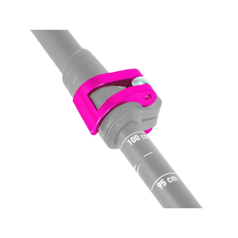 Clapet et écrou Easy-lock rose pour bâton de randonnée Guidetti