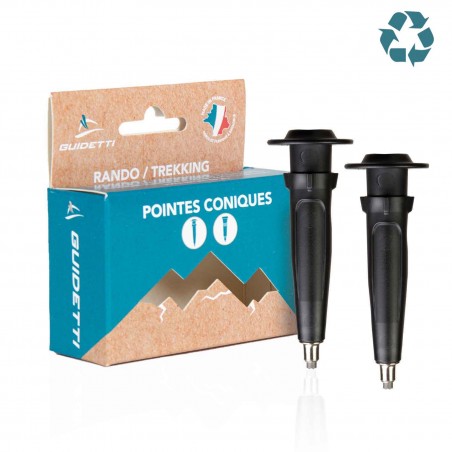 Cone-shaped tip for hiking poles Guidetti