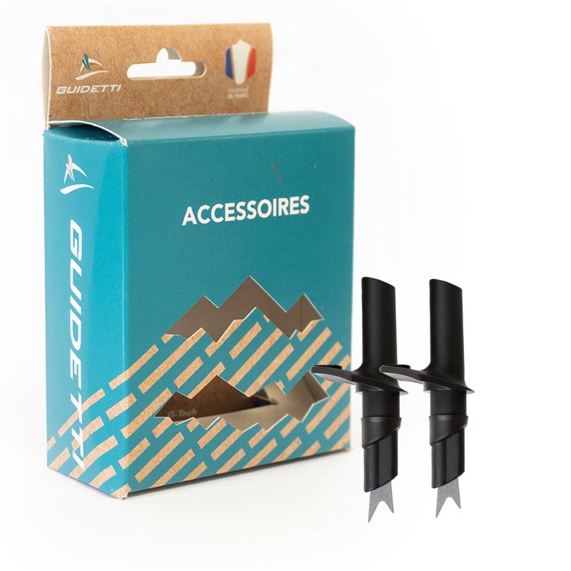 Clips/sangles d'orteils pour machine à ski de piste nordique