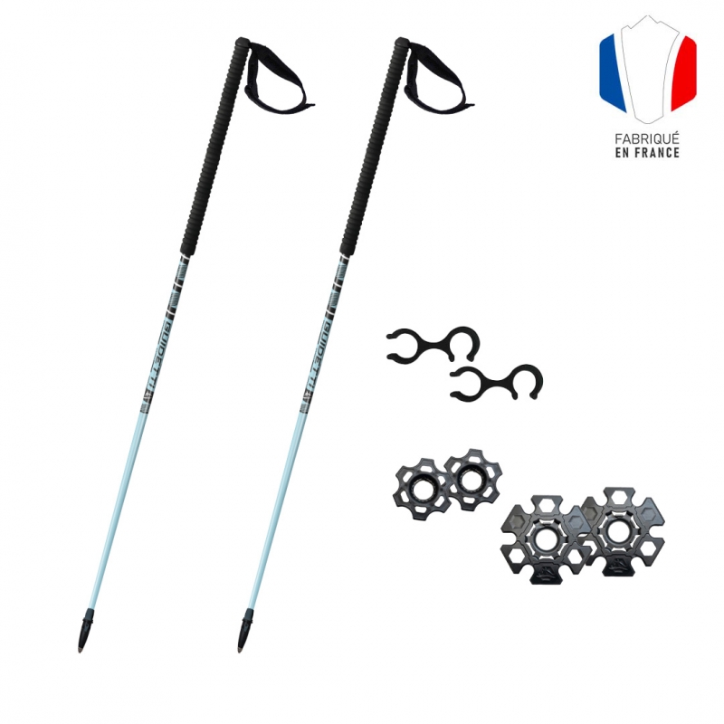 Bâtons De Trekking Synergy Sportz Réglables 65-135 Cm - Occasion, Stock Ancien, Idéal Randonnée