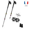 Bâton de randonnée telescopique Aluminium