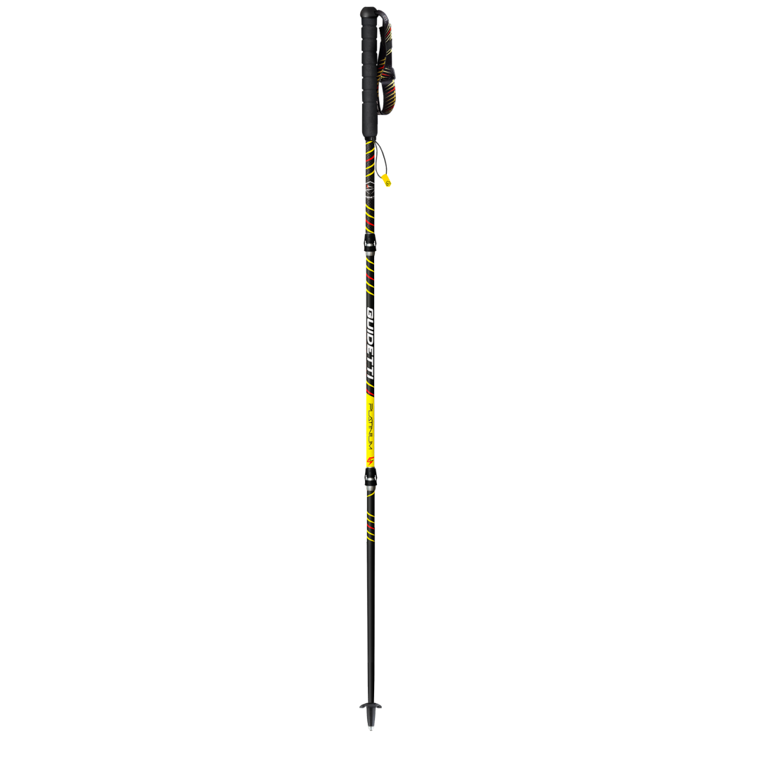 Bâton de trail carbone pliable fabriqué en France - Guidetti sport