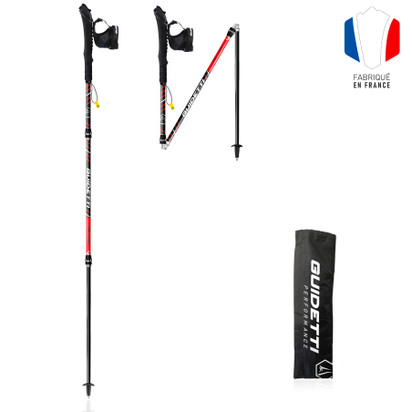 bâtons de trail avec sa housse