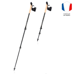 Bâton de trail télescopique en carbone - Guidetti sport