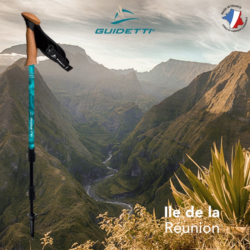 Bâton de randonnée Guidetti Ile de la Réunion