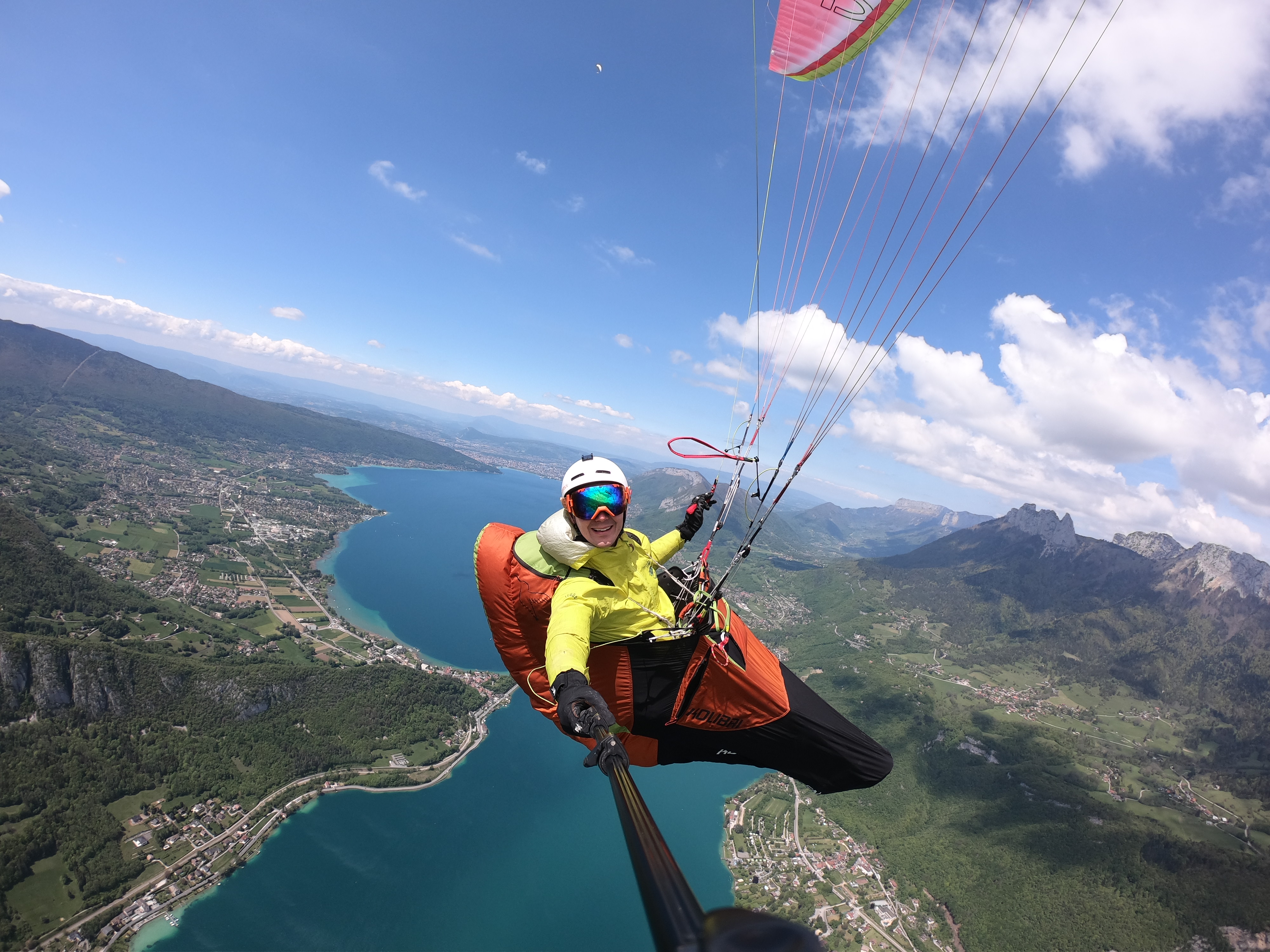 Nicolas Plain en parapente