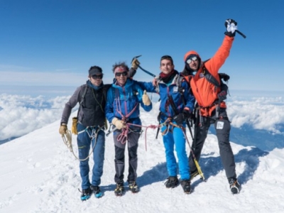 Guidetti poles embarked on the “Blind Summits” adventure